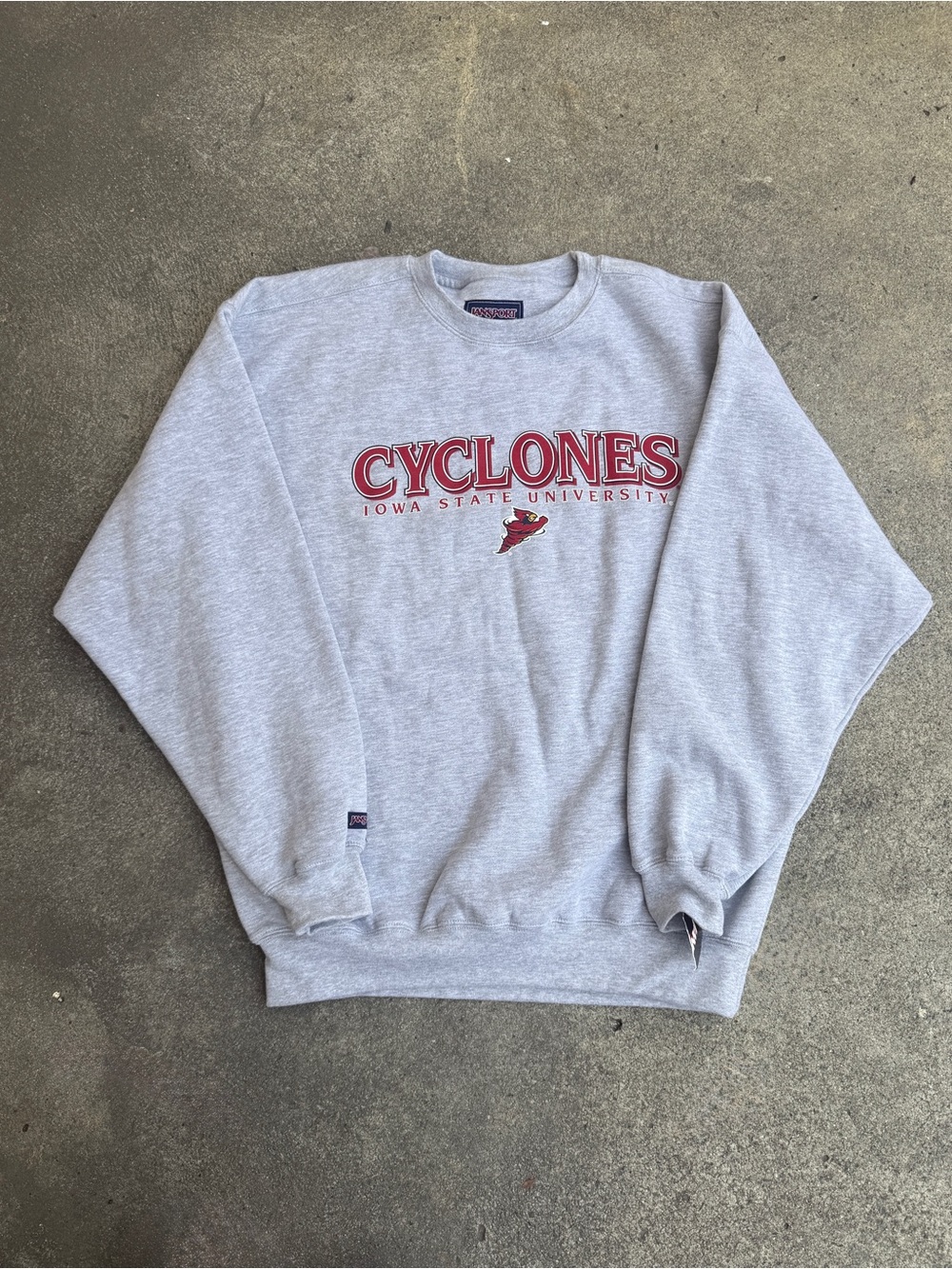 Iowa State Cyclones Gray Crewneck Sweatshirt Size L NWT